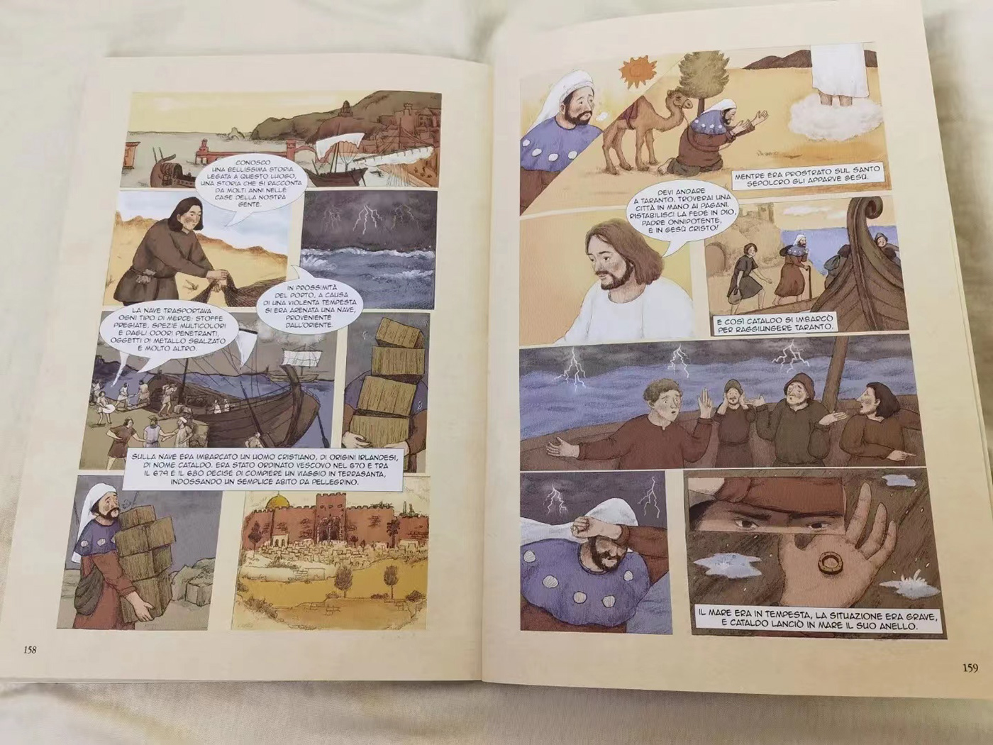 art children illustration Italy medieval Picture book story
