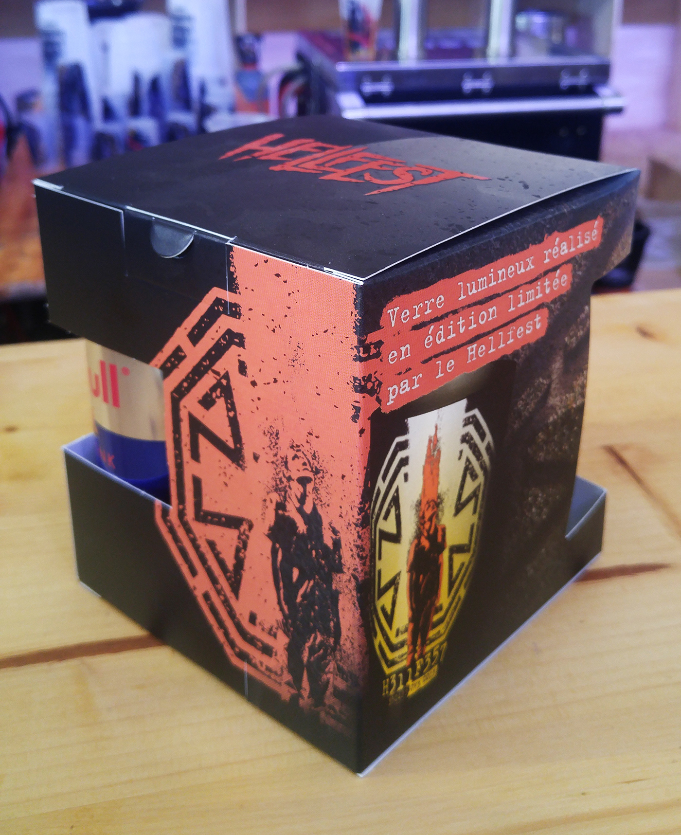 canette Ecocup hellfest Musique Packaging Red Bull