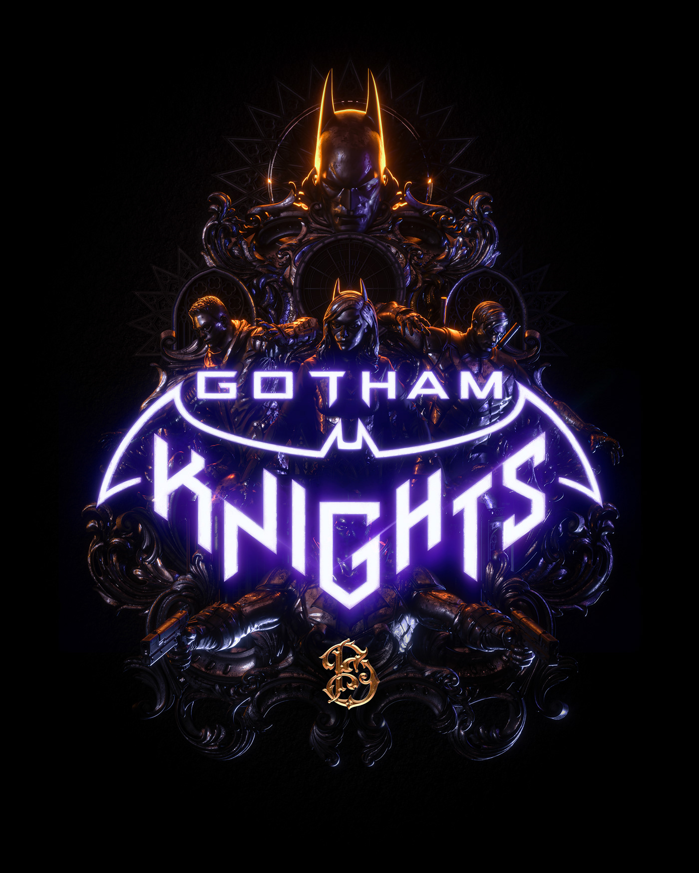 3D batman billelis comics dc gotham gotham knights gothic ILLUSTRATION  ornate