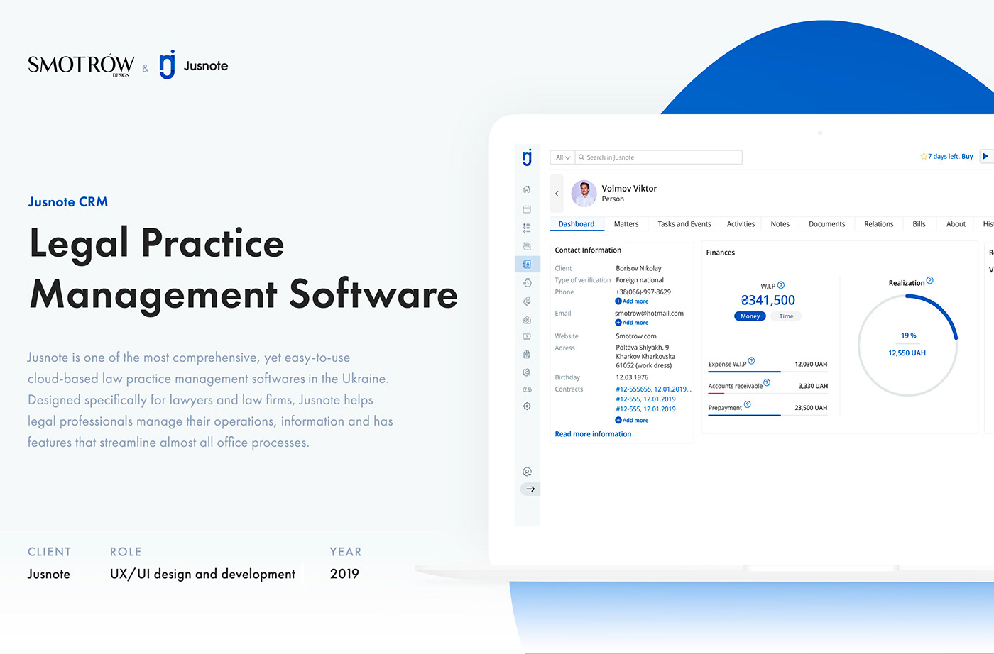 Jusnote - Legal Practice Management System
