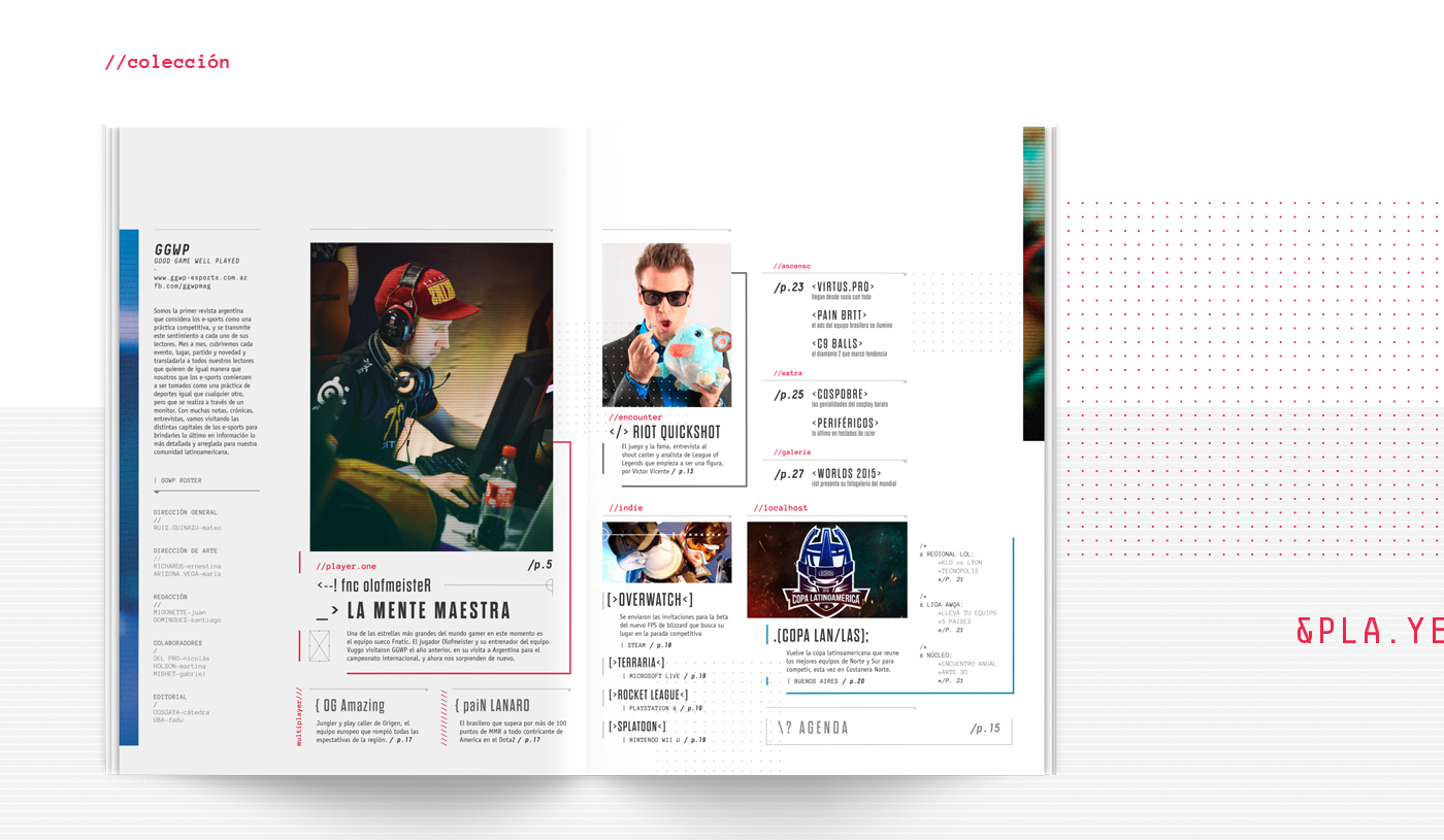 GGWP - eSports Magazine on Behance