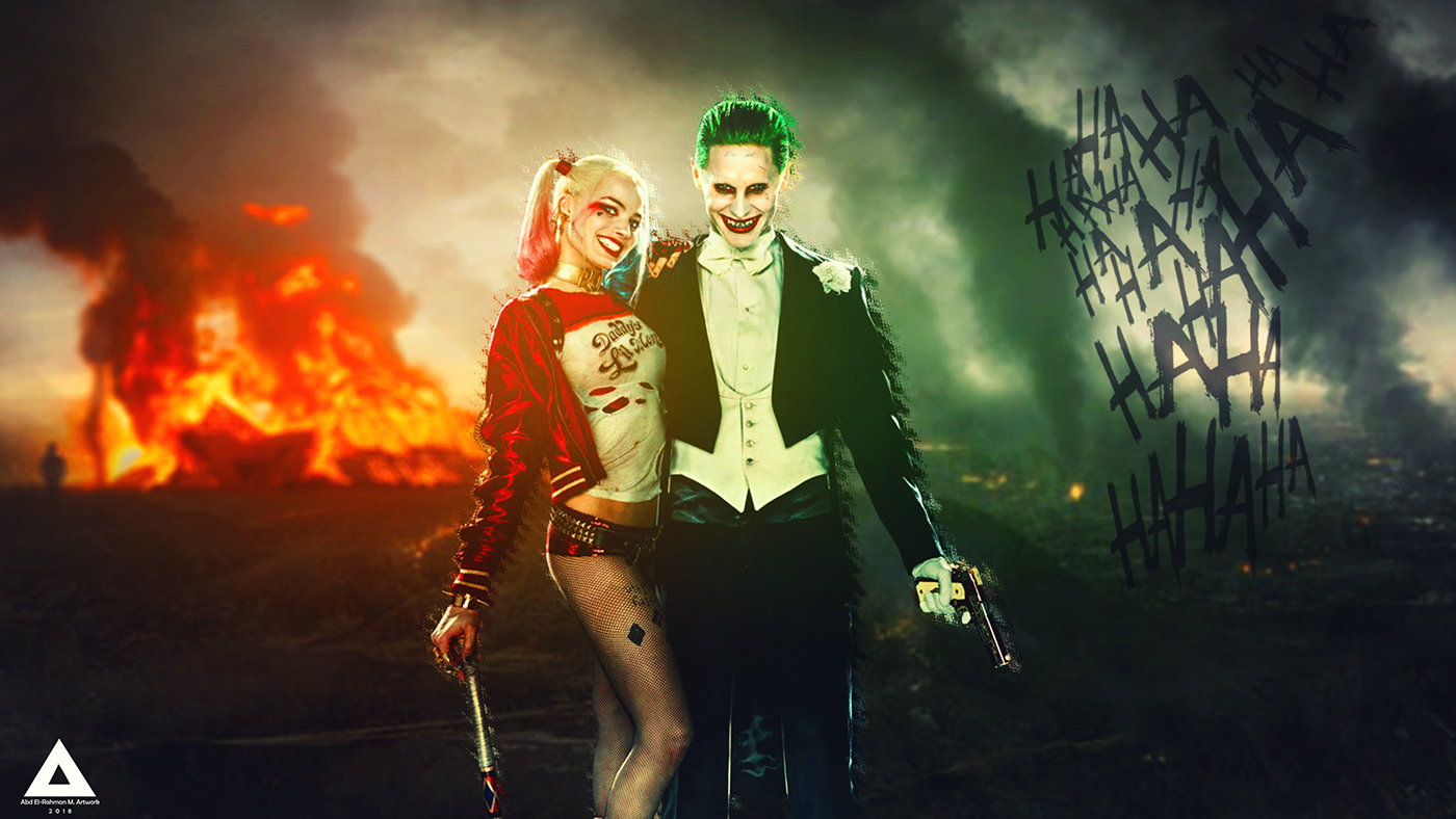 The Joker & Harley Quinn (4K Wallpaper) .