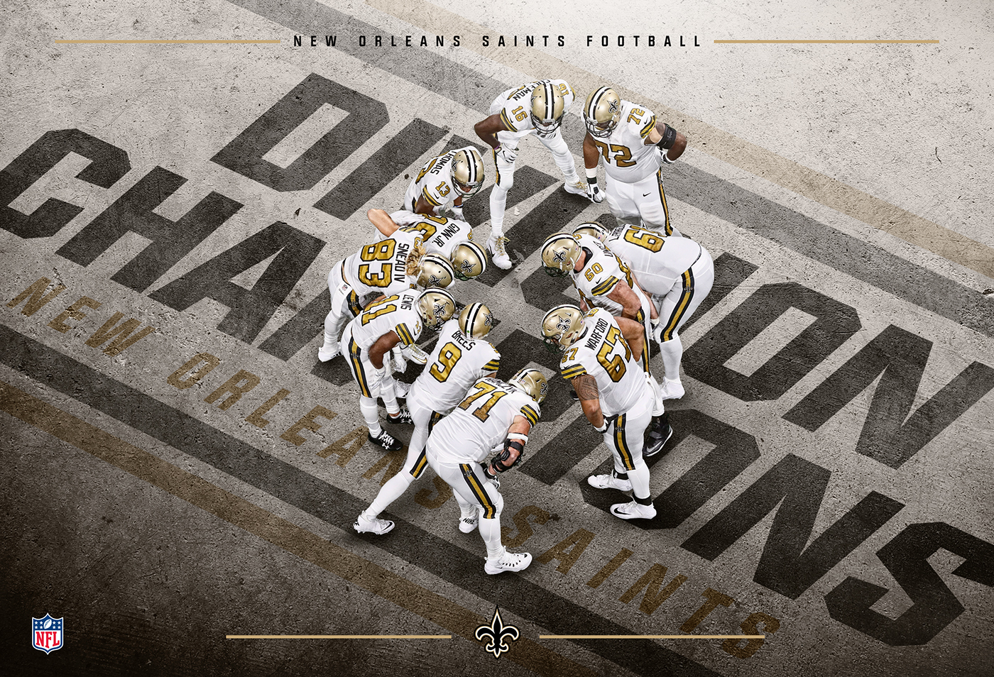 New Orleans Saints - NFC South Champions on Behance