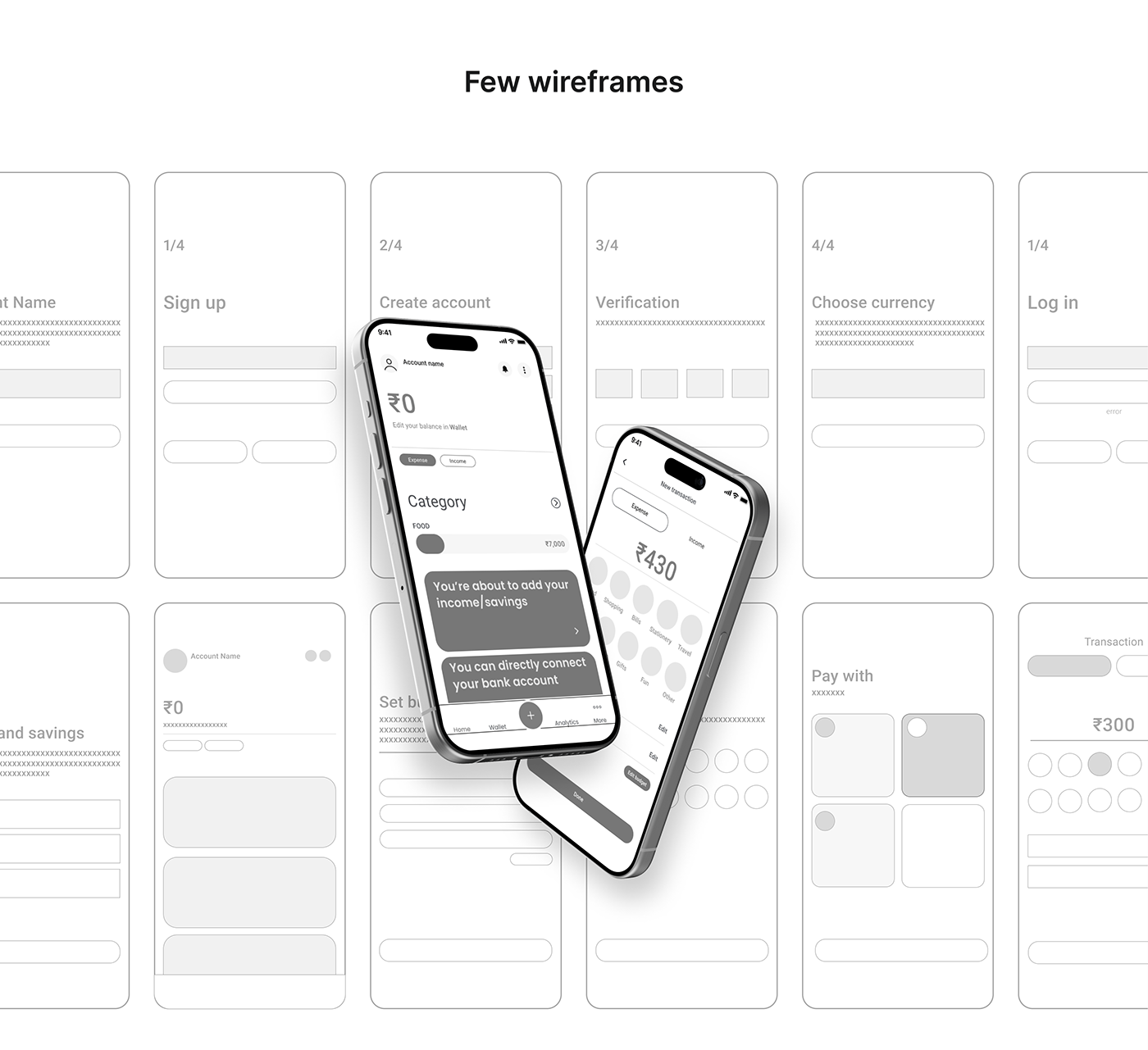 UX design UI/UX ui design Mobile app Figma app design Case Study user experience design money app