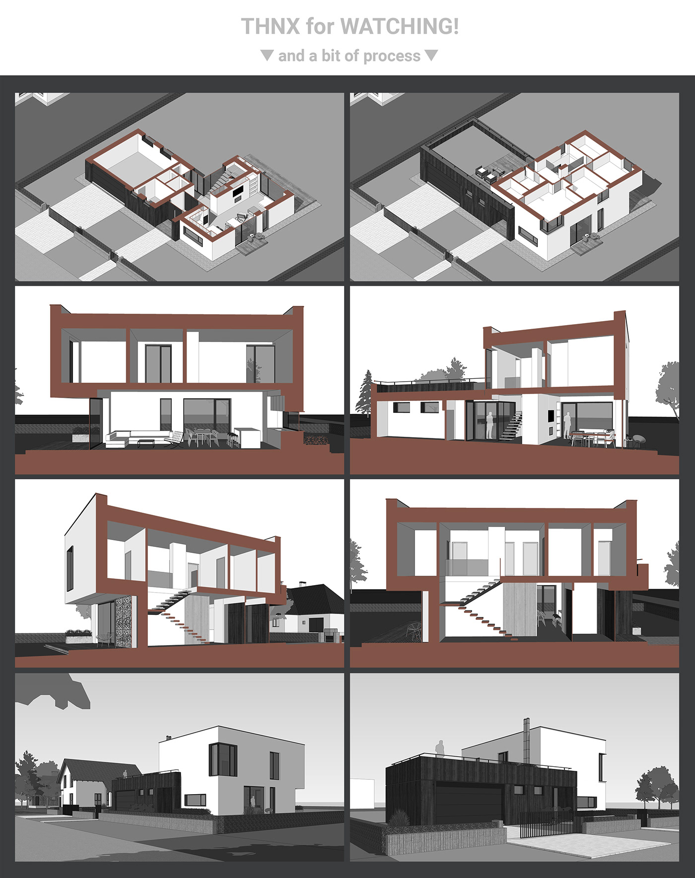 architecture archviz CGI corona exterior house modern Render visualization