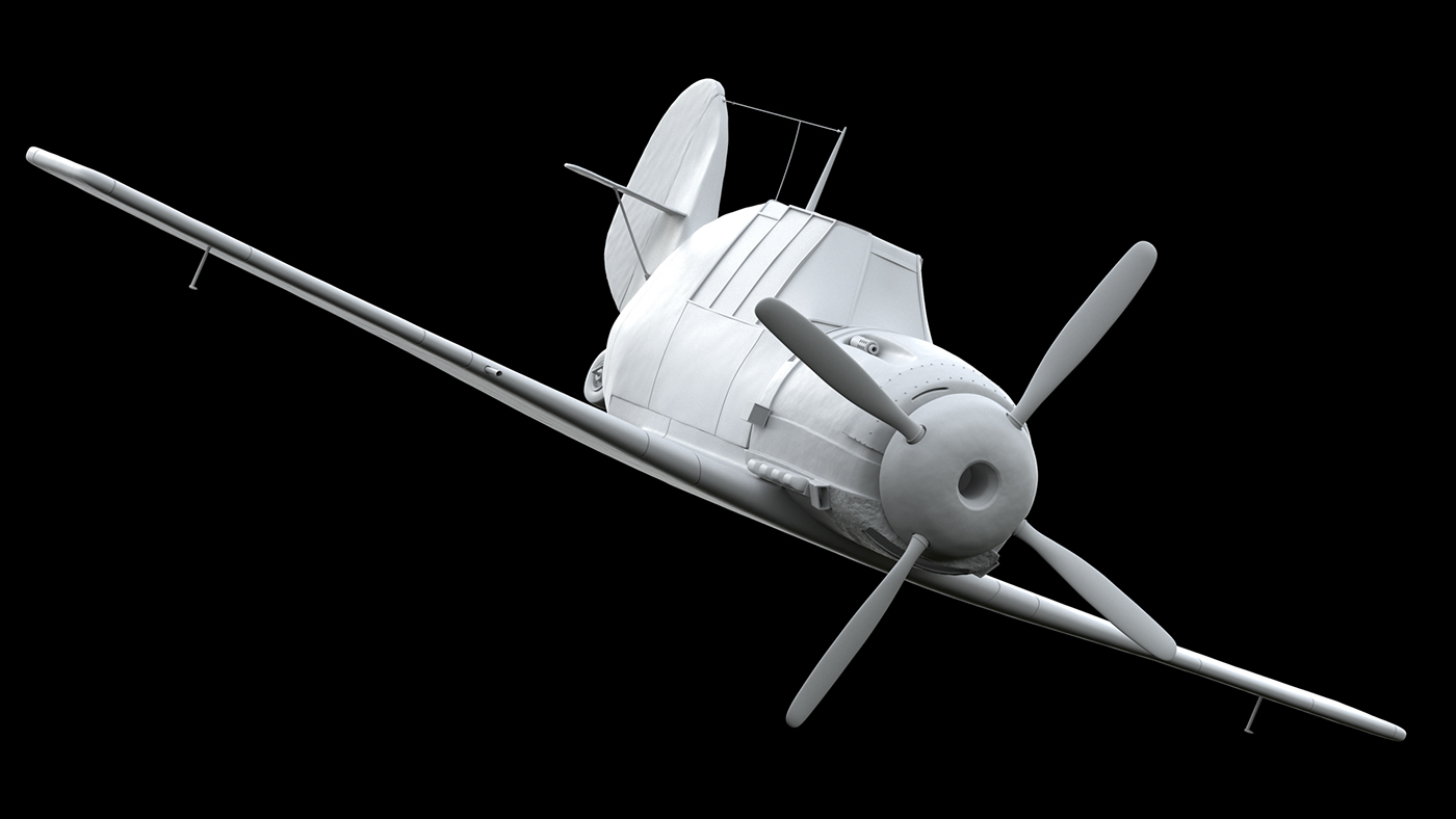 3dsmax vray Zbrush plane ww2 3D CGI Autodesk photoshop