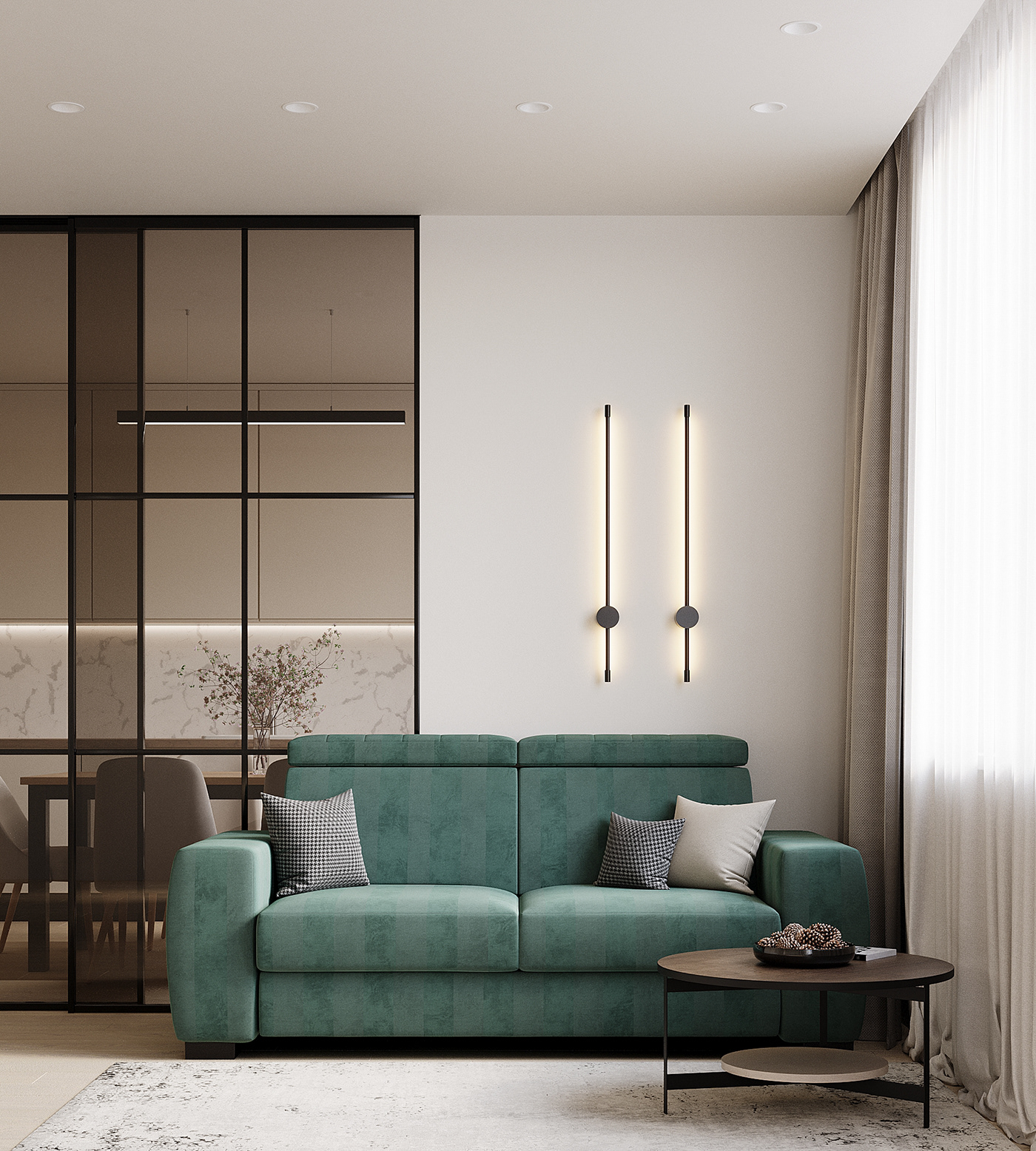 3d max 3dsmax apartment archviz CGI corona Interior Render visualization