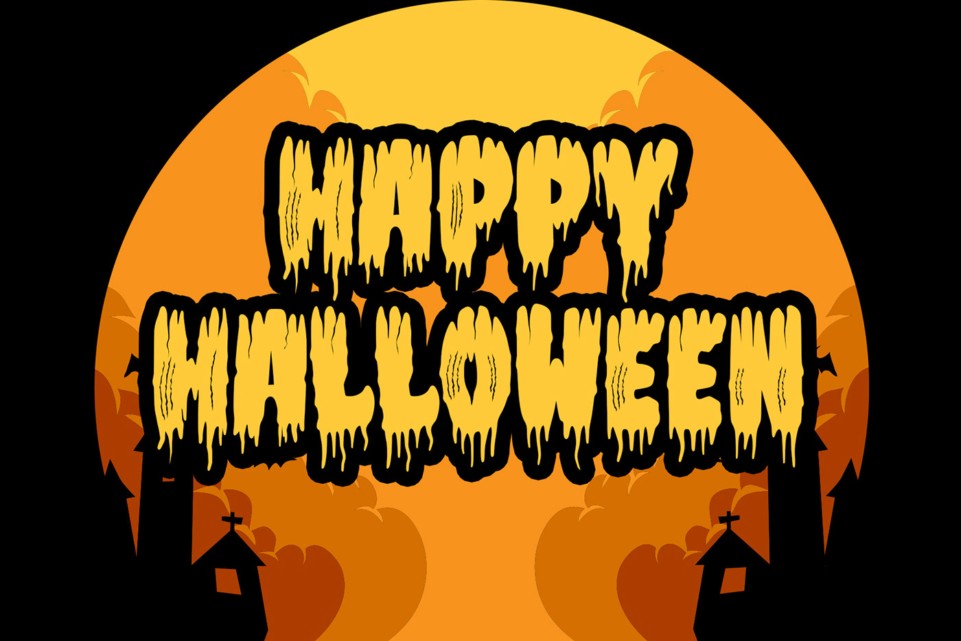 cartoon Digital Art  digital illustration Display Drawing  font Halloween party scream sketch