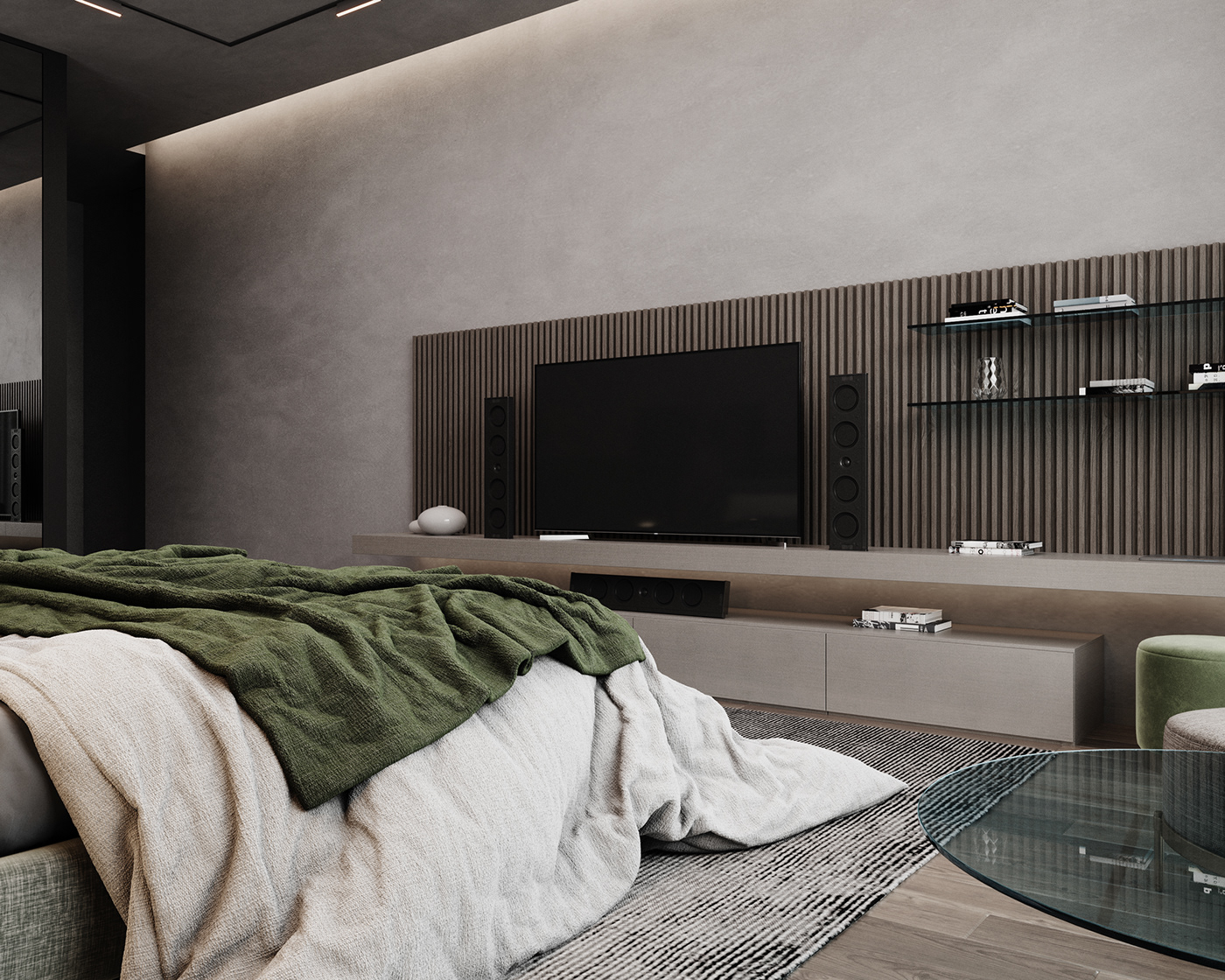 3dsmax architecture Classic coronarenderer design house Interior livingroom Render visualization