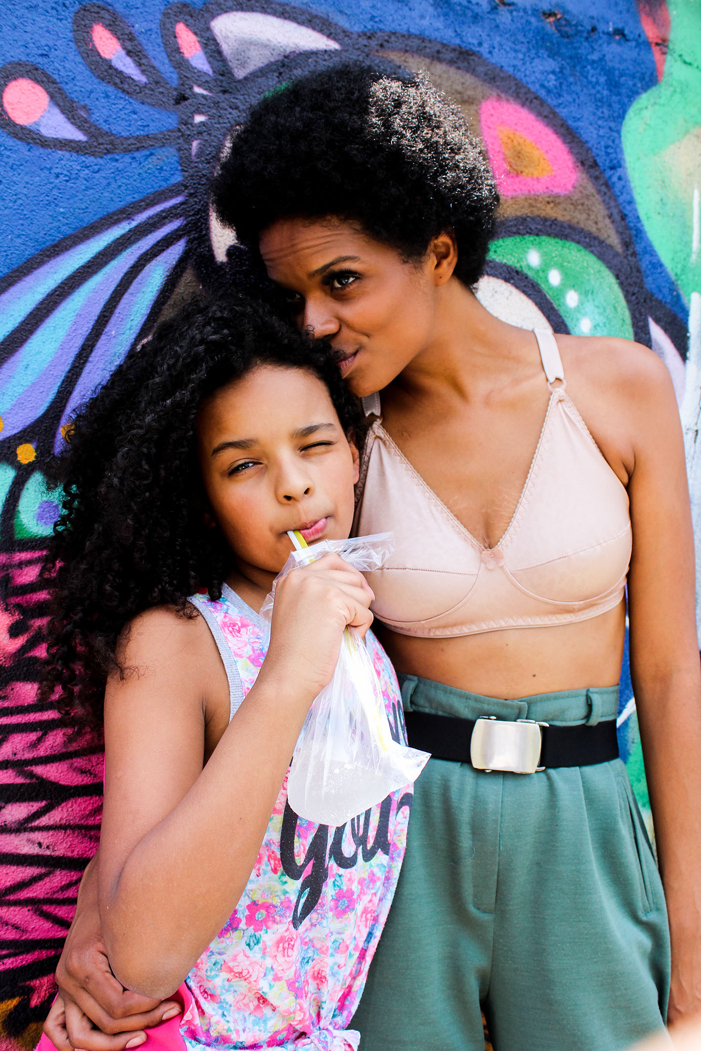 Fotografia feminismo negro moda comportamento mãe e filha União Canon