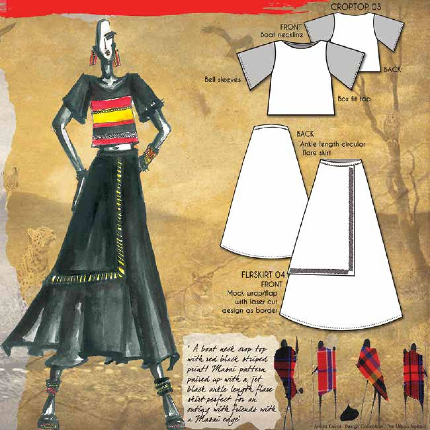 Masai Ready-to-Wear Fashion  Bold Colours