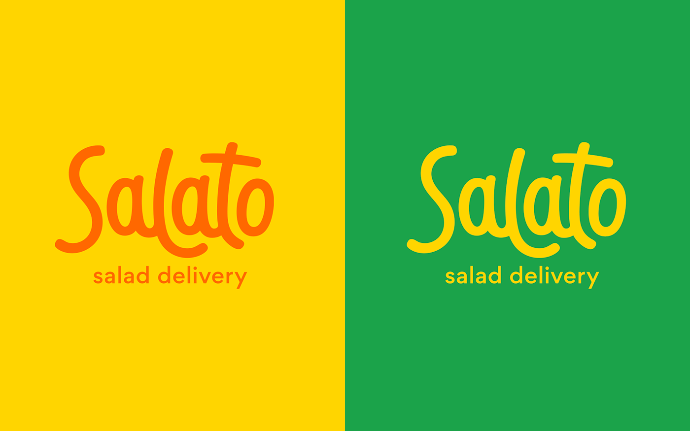 brand identity branding  Food  identity logo packaging design restaurant salad