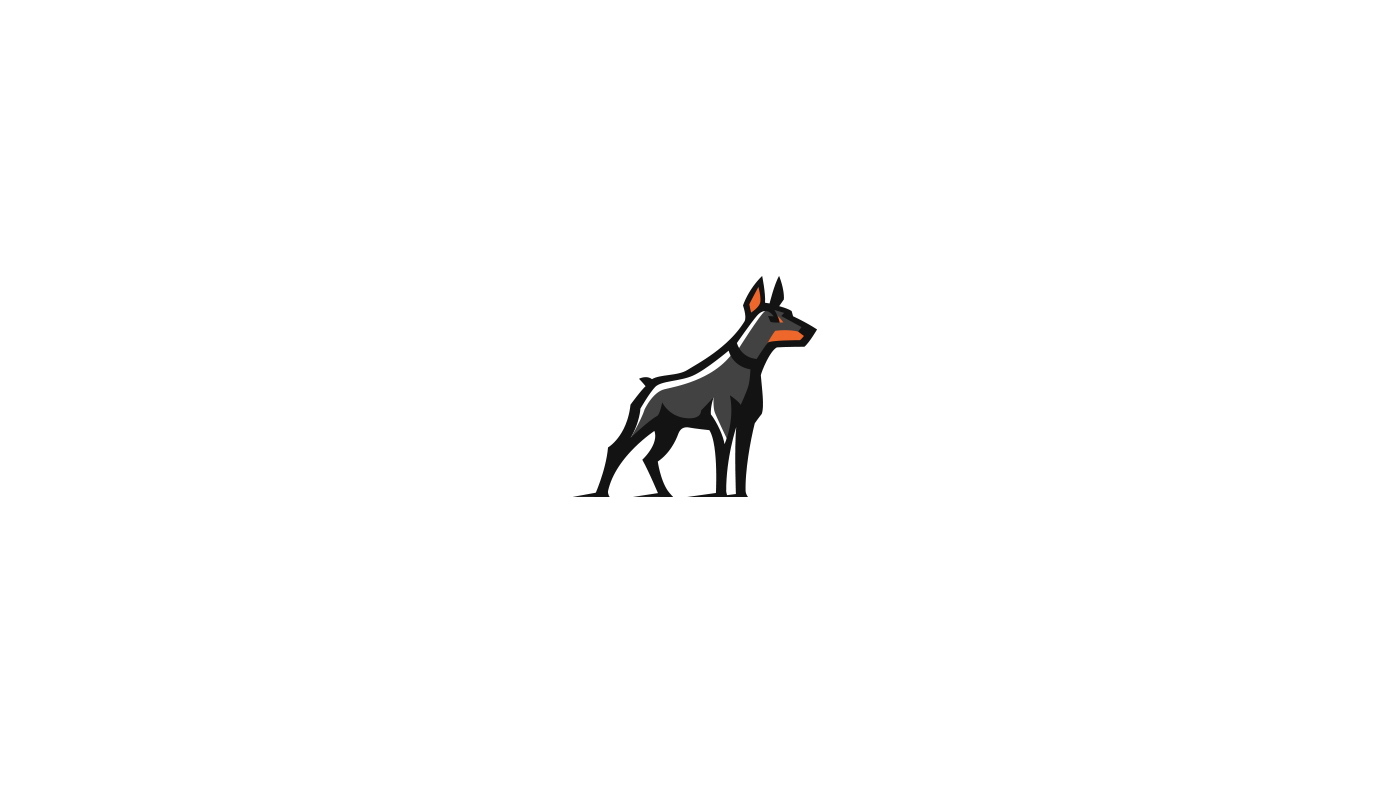 dogs pets husky chihuahua beagle logo design brand identity vector Kreatank dog puppies animals
