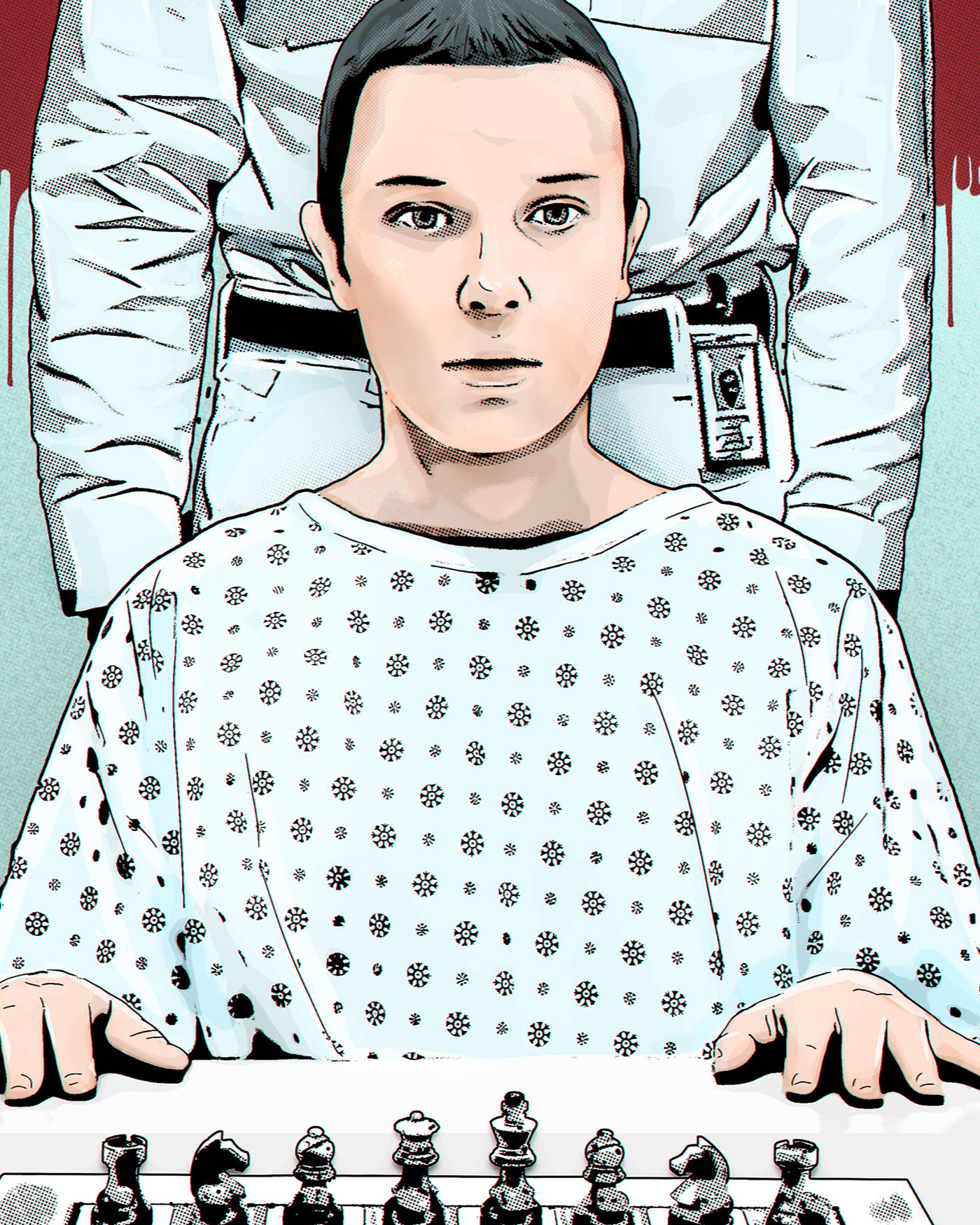 arte digital Cover Art Digital Art  eleven ilustracion Netflix Poster Design Stranger Things Stranger Things 4 vecna