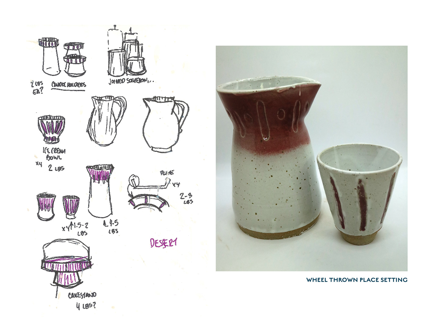 ceramics  porcelain slipcast Wheel Thrown Pottery ceramic design
