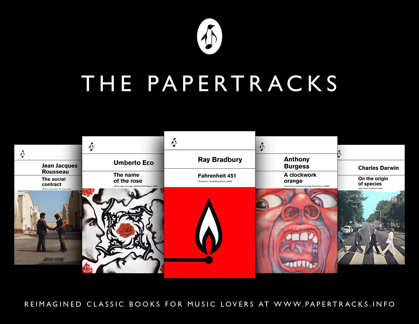 books literature libros music albums covers mashup Classic edition design