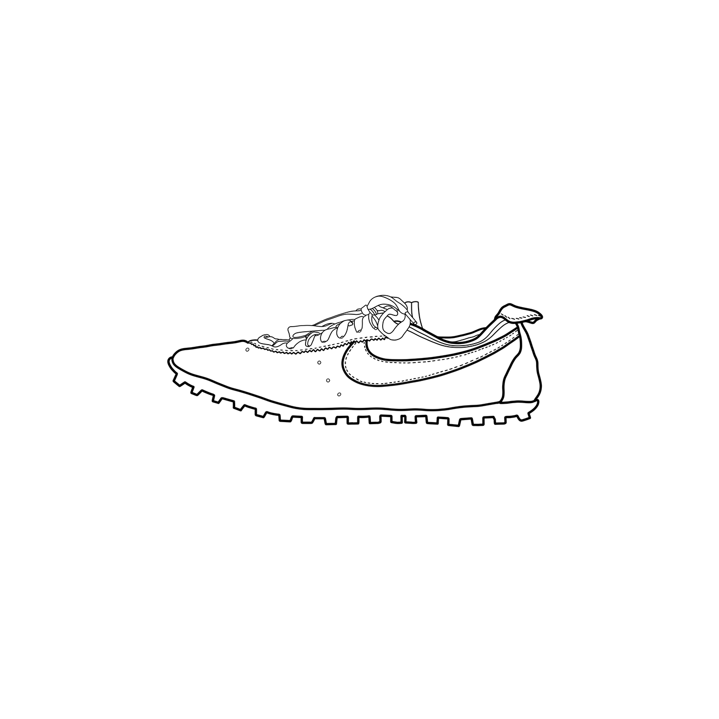 art design evolution ILLUSTRATION  running runningshoes shoe shoes sketch
