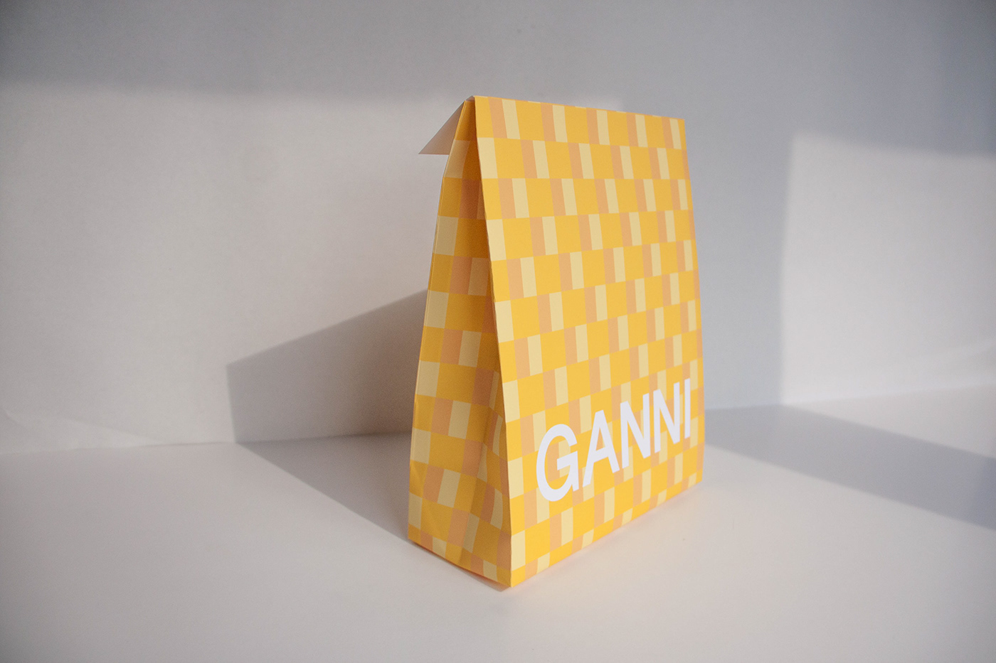 Packaging print graphics Ganni fashionpackaging denmark Viadesign