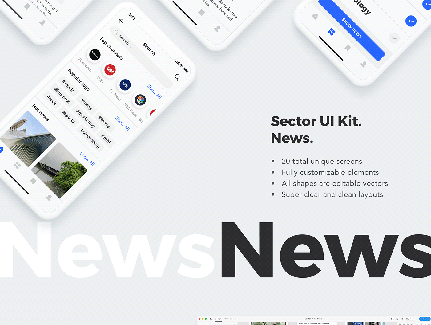 News apps  News Template news ui kit IOS NEWS News mobile ui kit news screens News reader news service news agency