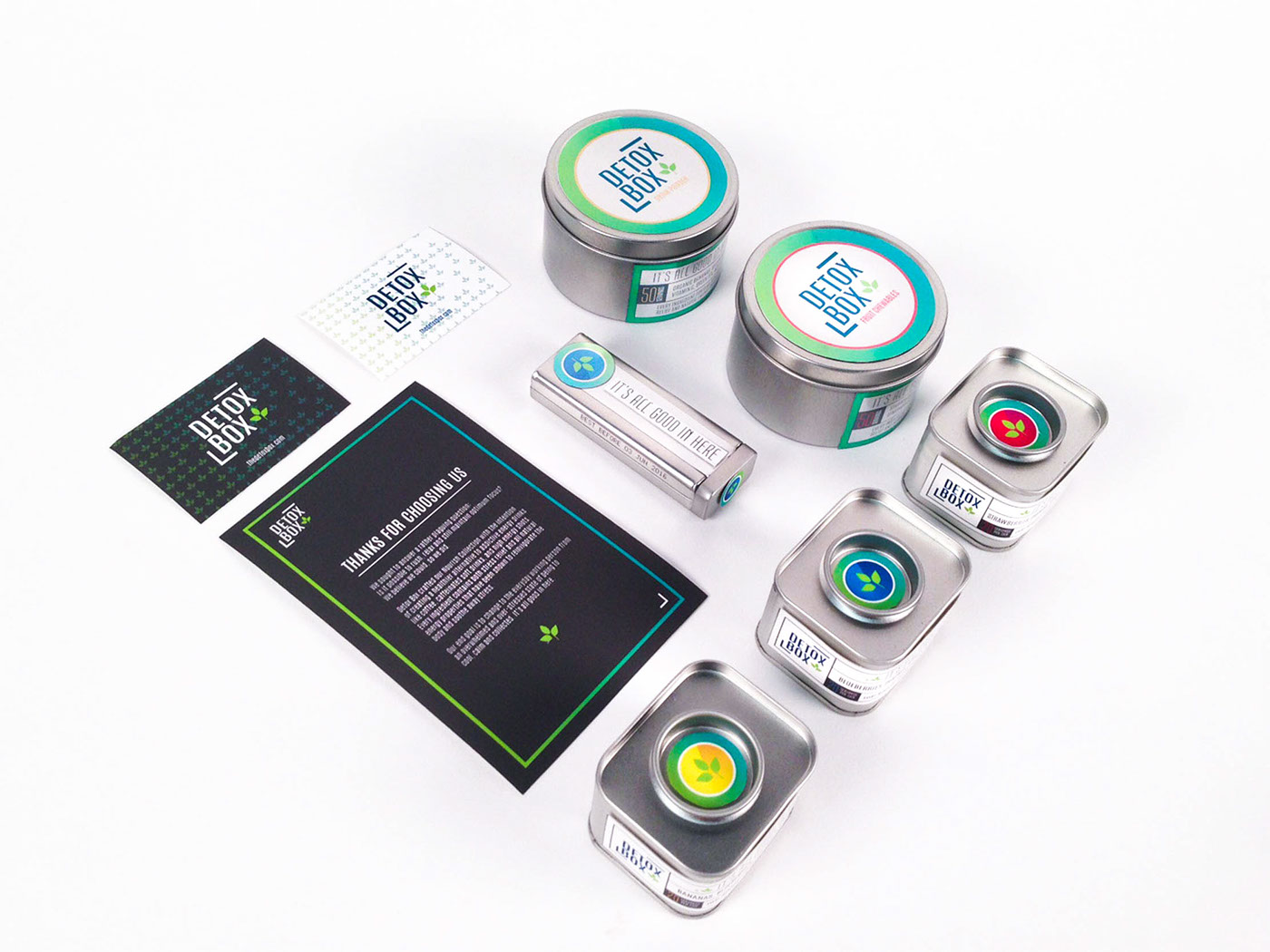 the detox box box detox natural Health package kit gummies tea design healthy stress stress relief all natural detox box