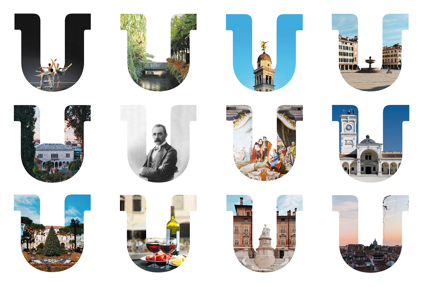 City branding udine iuav University thesis tesi graphic design  Photography  art direction 