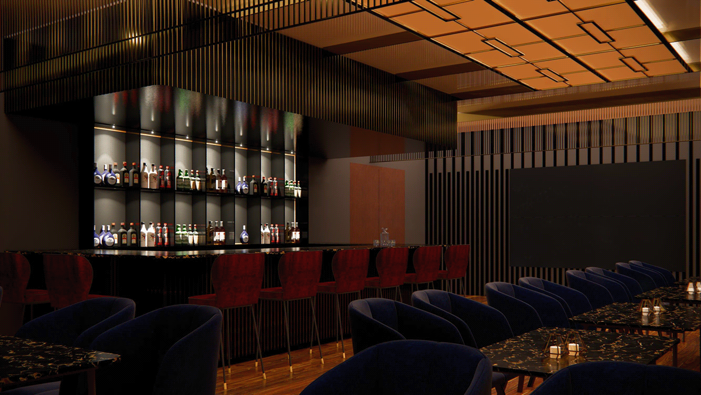 hotel design hotel architecture hotel interior Bar Design bar interior design visualization interior design  Render lumion