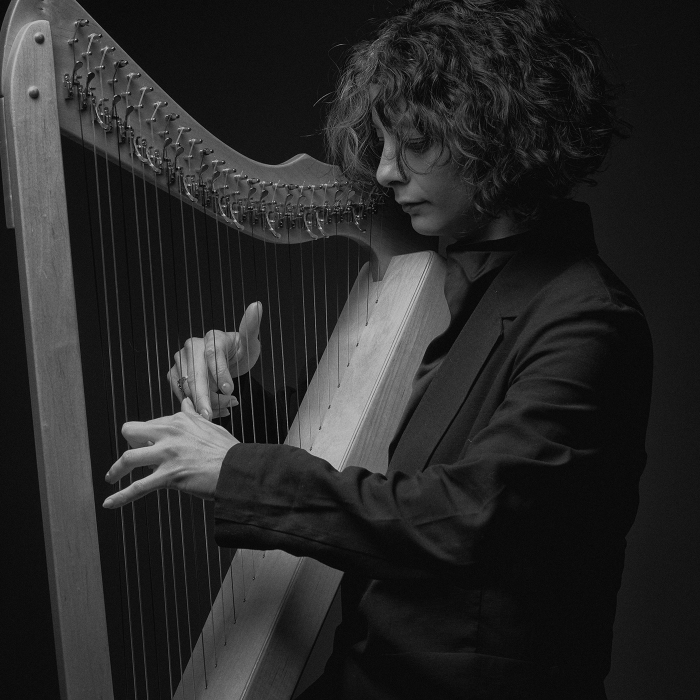 Musical Instrument woman Photography  photoshoot portrait harp