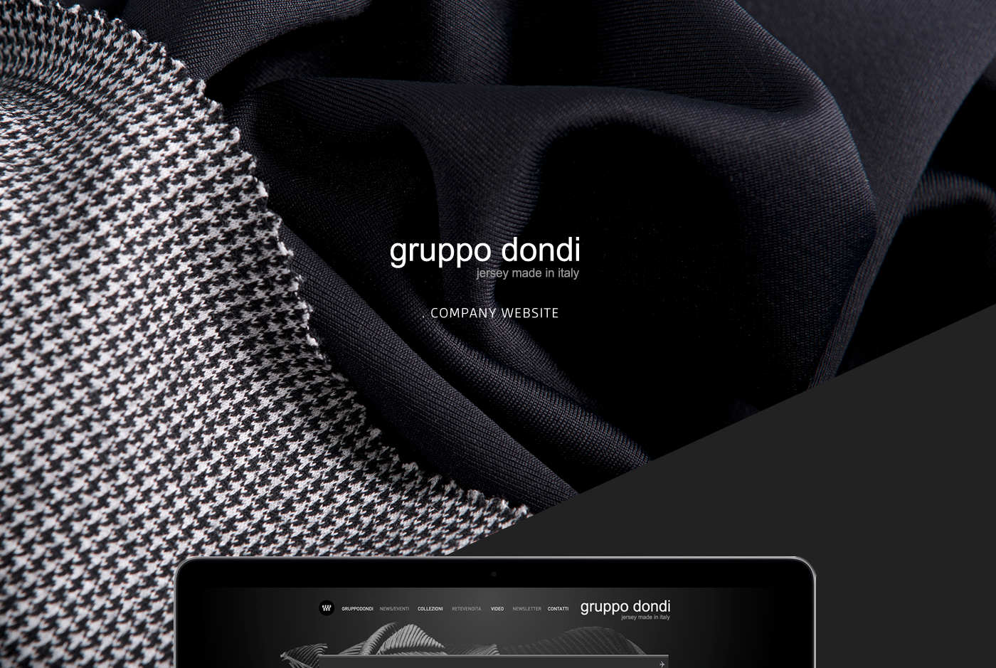gruppo dondi tailor made filati company website moda design Webdesign