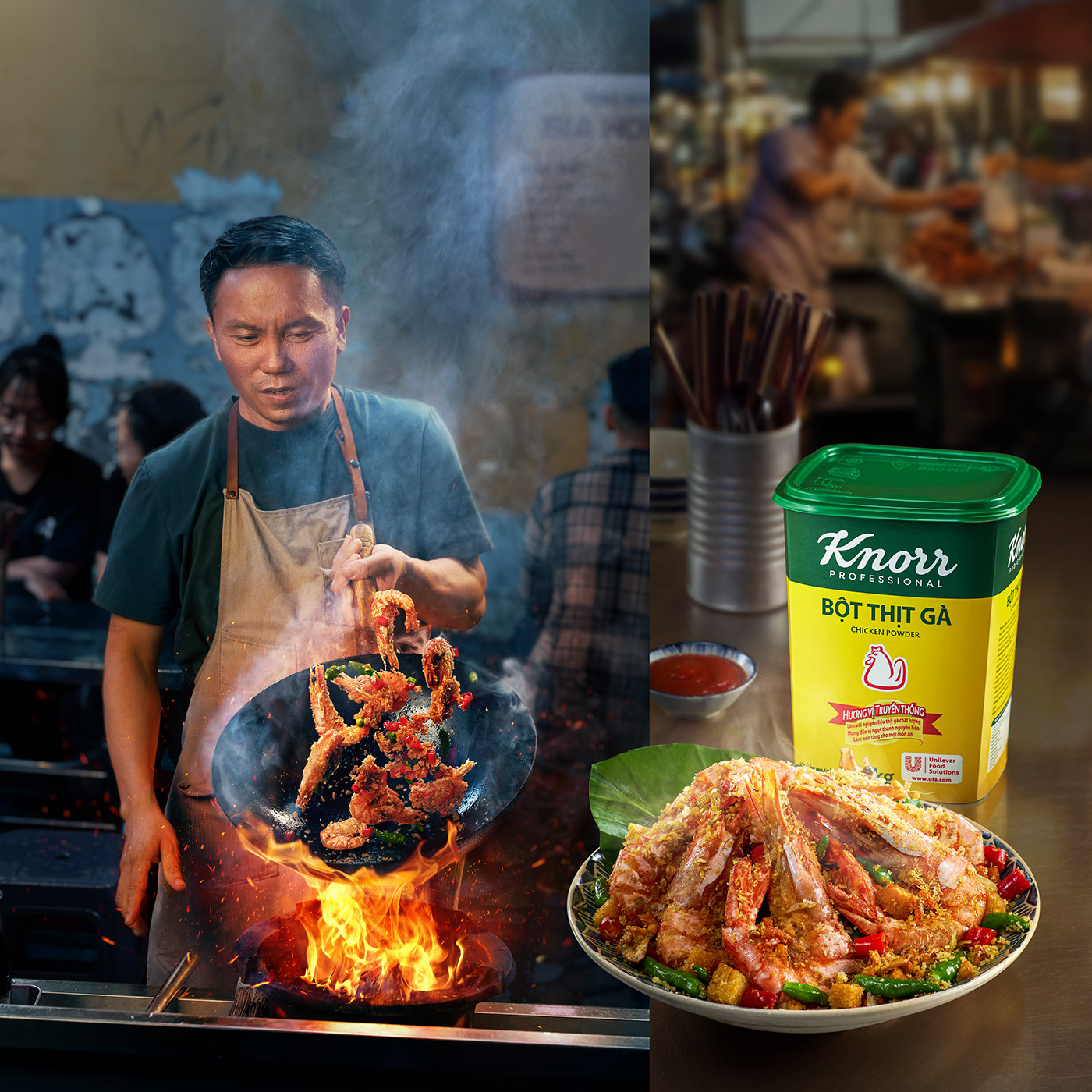 Knorr Unilever Advertising  Food  food photography minh mi goi key visual Commercial Photography