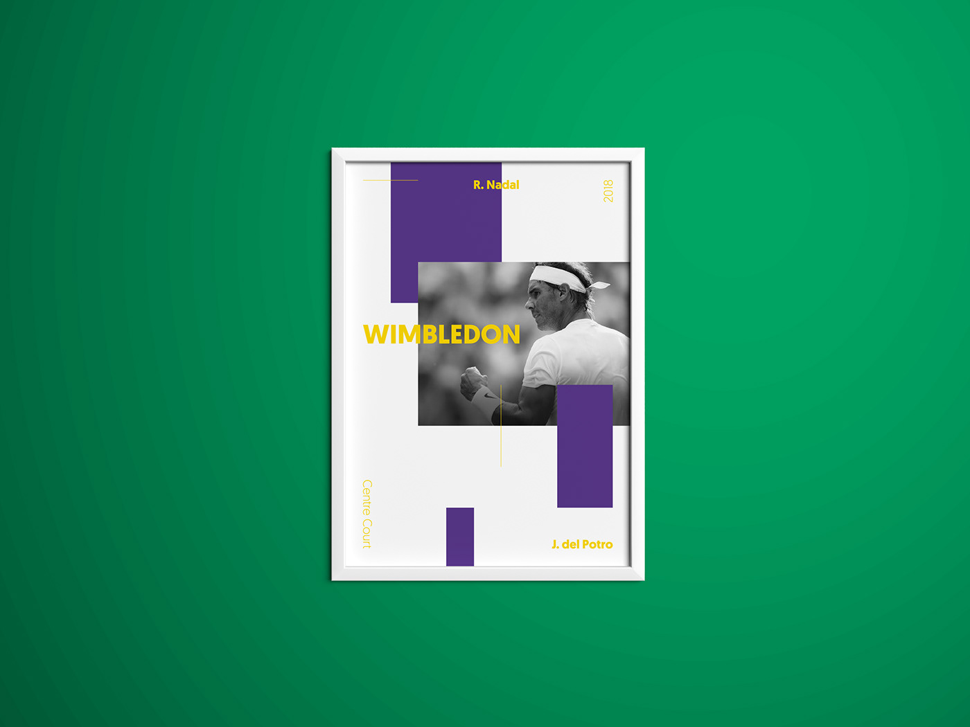 wimbledon tennis poster typography   graphic design  typographic minimal poster collection sport sports