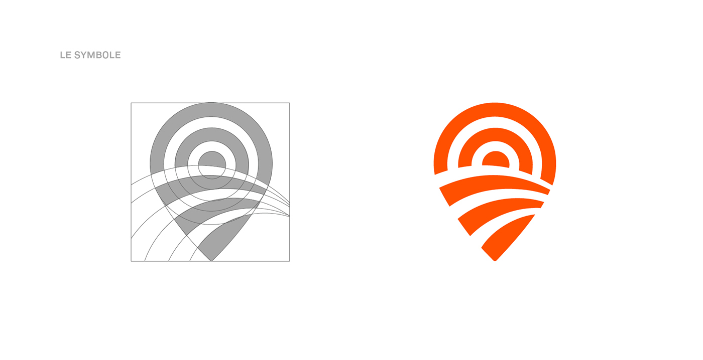 agriculture digital Pointer farming symbol branding  Logotype stripes pictogram fields