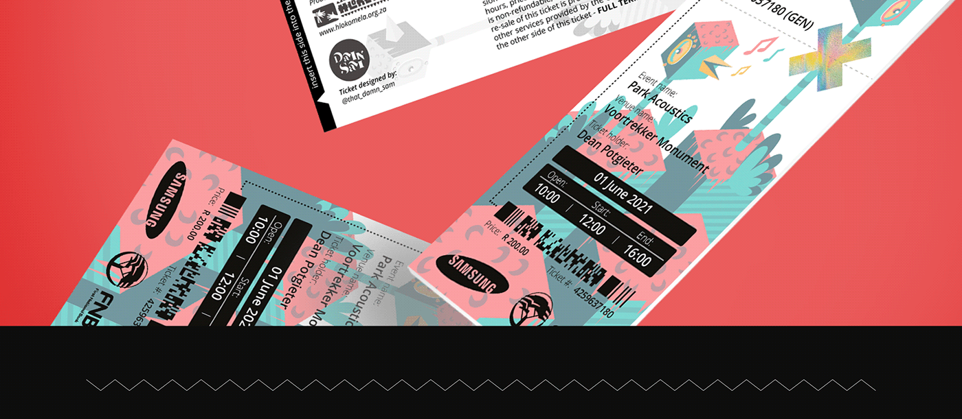 event ticket ticket design concept print design 