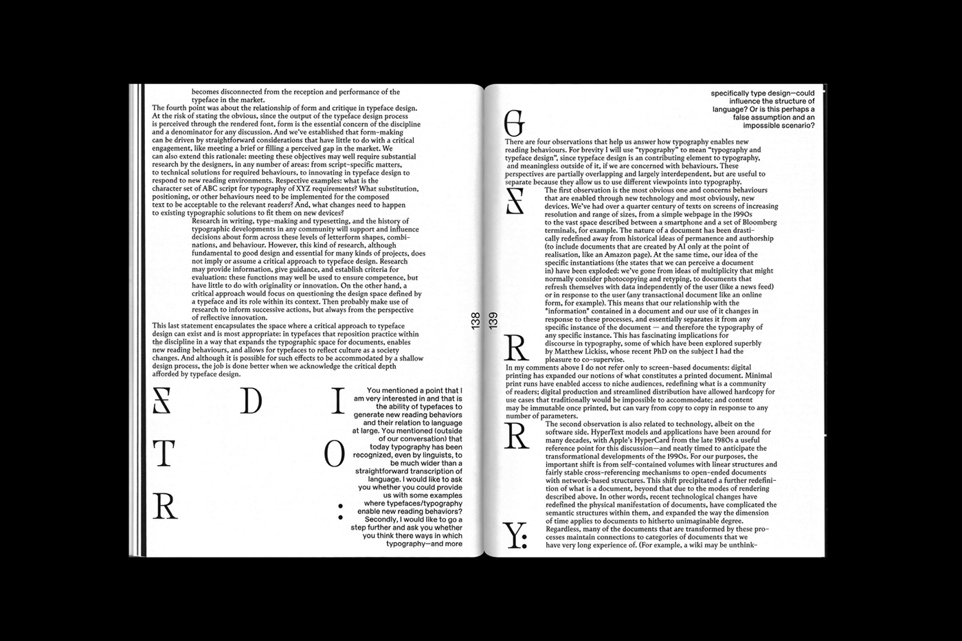 Typography Journal type design typography   graphic design journal Typographic Journal Typography Magazine editorial design  Magazine design book design publication design