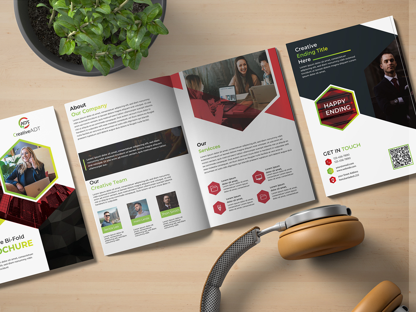 Bi fold Brochure Design bi fold brochure brochure flyer Social media post marketing   Advertising  design Socialmedia bi fold design