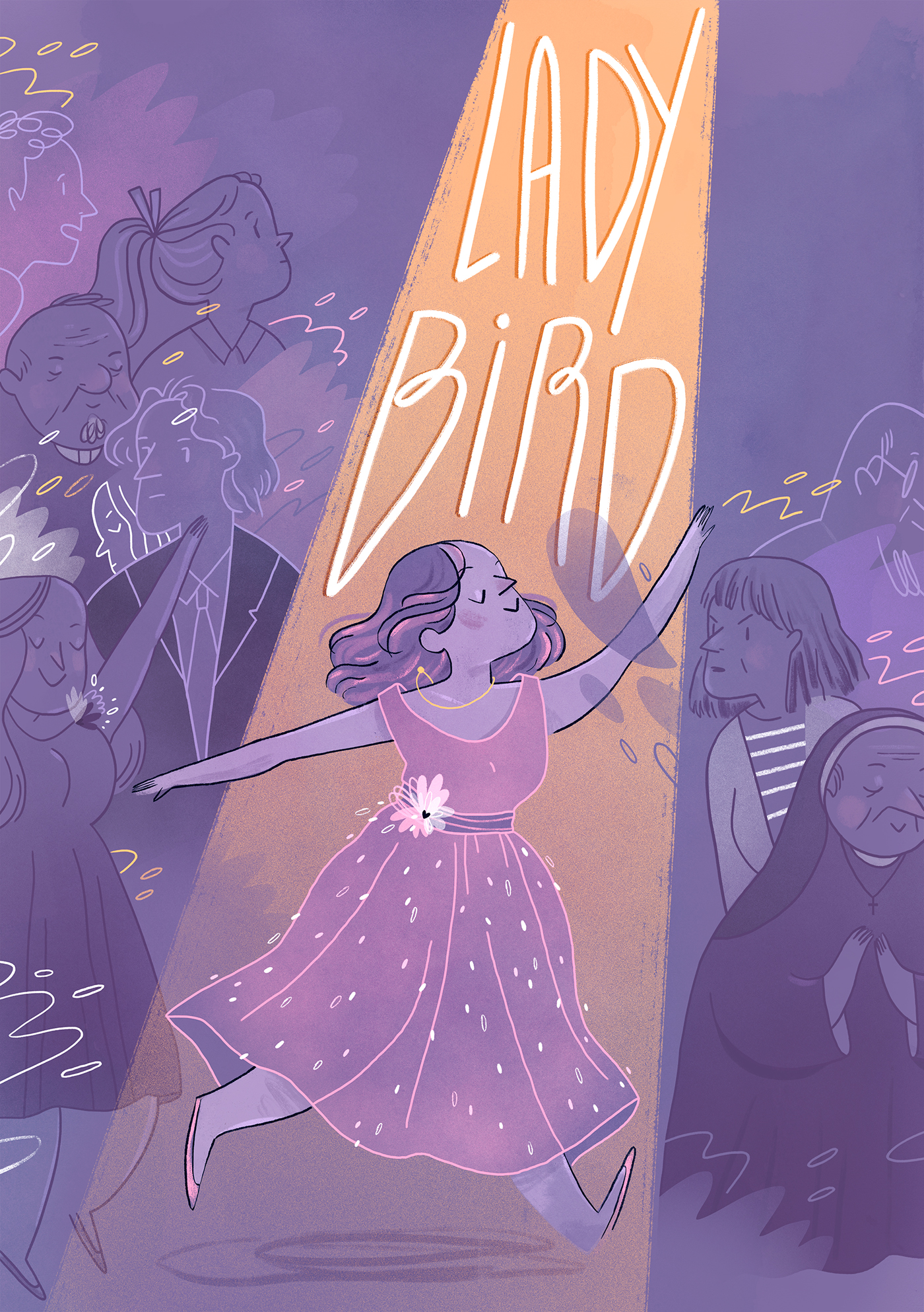 lady bird movie oscar Greta Gerwig saoirse ronan party DANCE   spotlight
