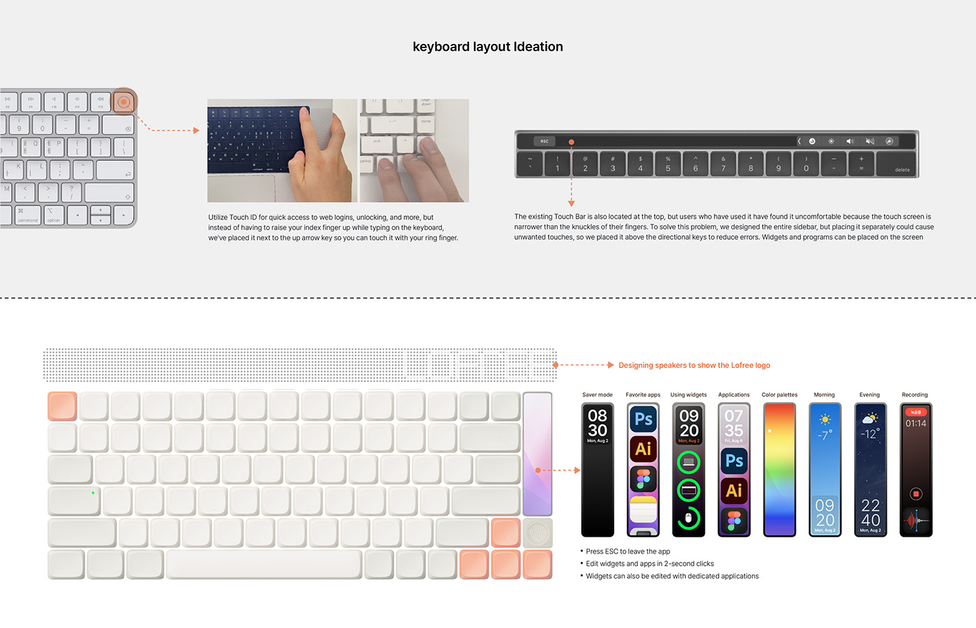 Laptop Computer mechanical keyboard  keycaps product design  3D