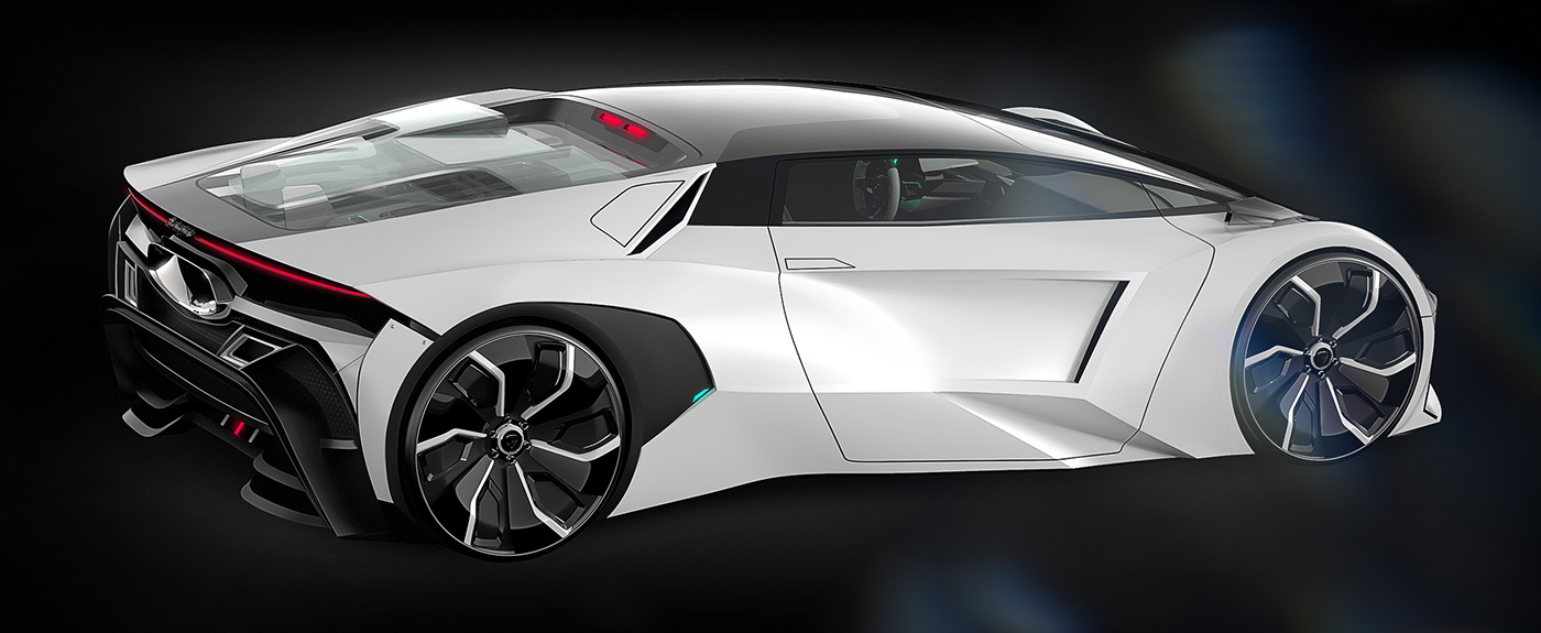 lamborghini vega supercar cardesign automotive   advanced hypercar hybrid Transportation Design design