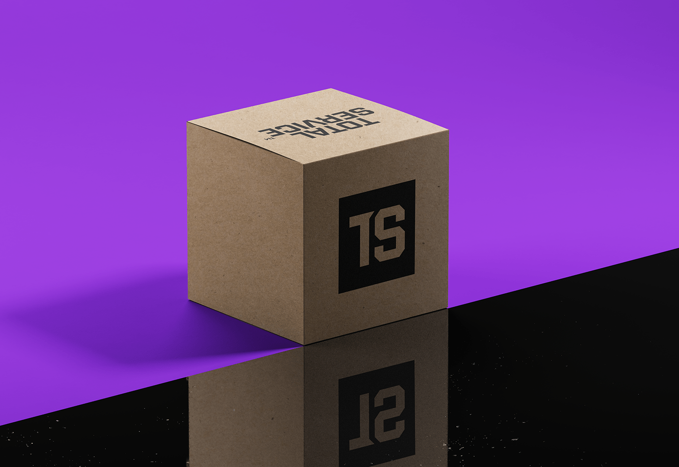 This is packaging design of a giftbox for clients and employees with the logo on it.