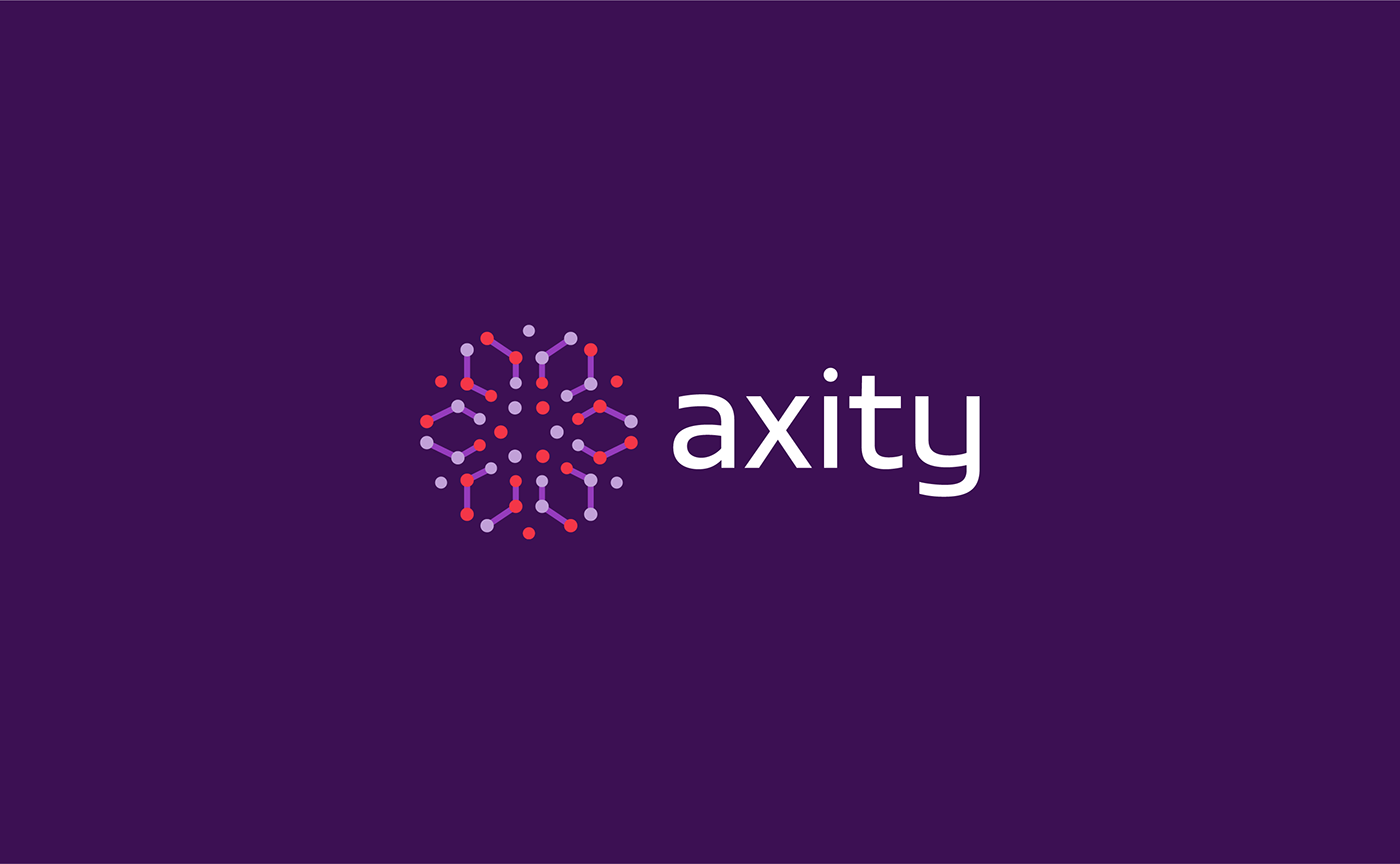 axity brand branding  connection identity logo Technology unity