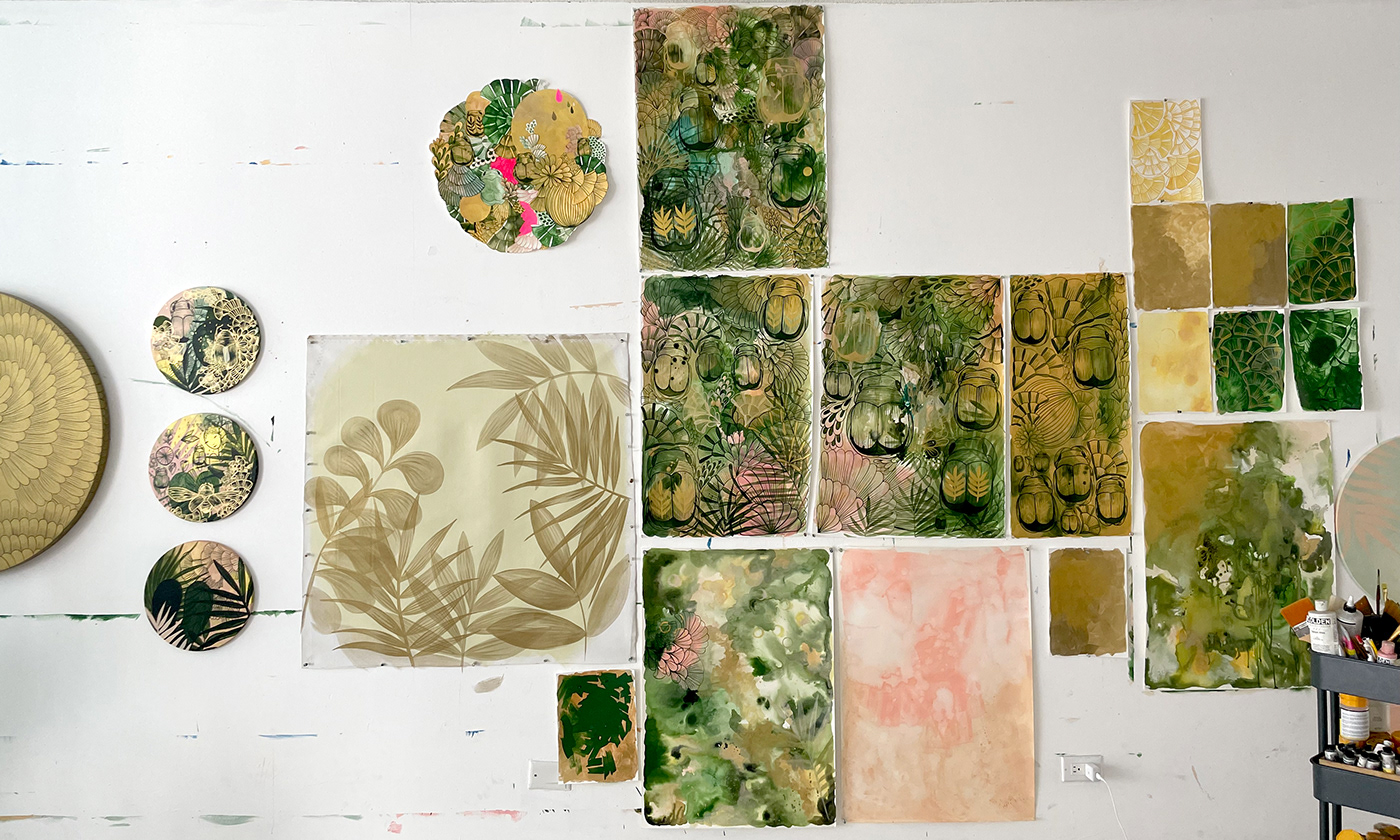 collage ensamblaje fragmentos papel papel cortado Paper cutting tijeras voragine  