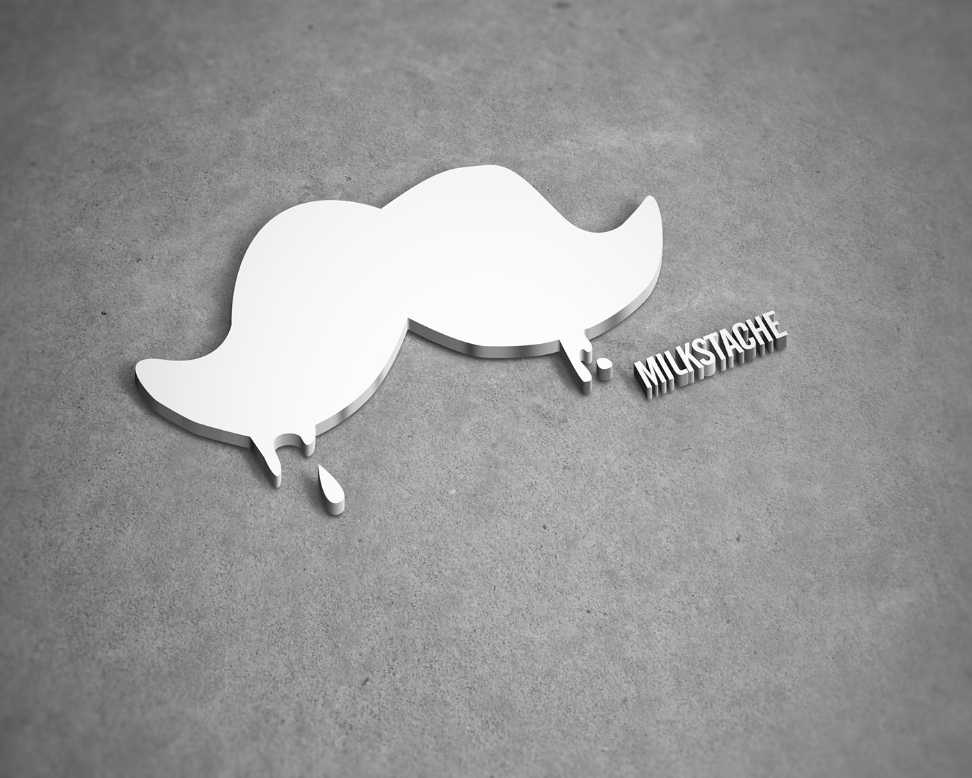 Coffee Milkstache mustache milk Corporate Identity Logo Design brand cafe store design mock up stationary condiments art design vector