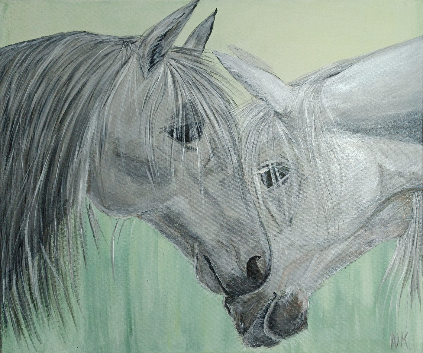 #akrilik #canvas #love #horse  