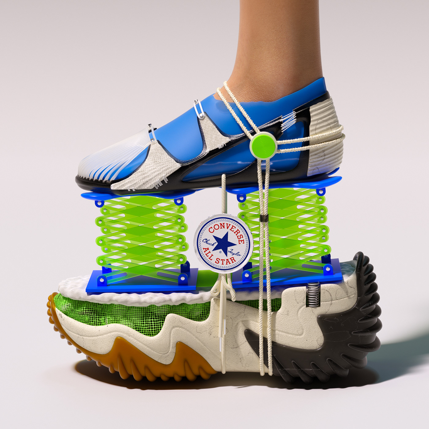 3D adidas art Balenciaga Fashion  shoes