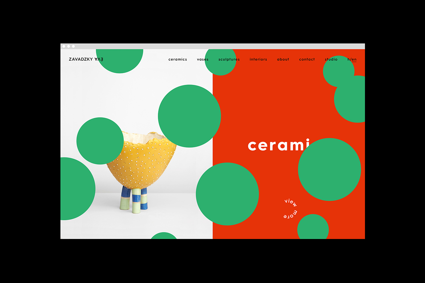 branding  identity cearmics colours print design  golden foil Web Design  dots dot pattern