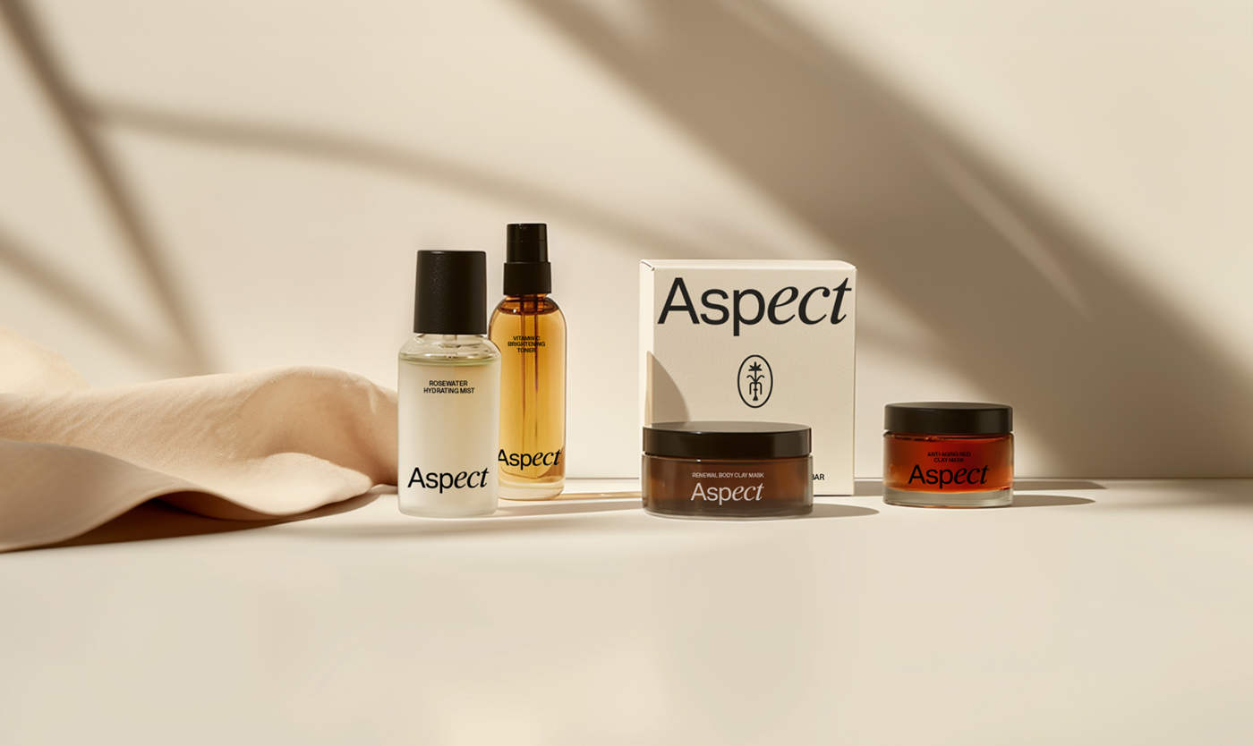 skincare beauty cosmetics brand identity branding  Logo Design minimal clean modern Packaging