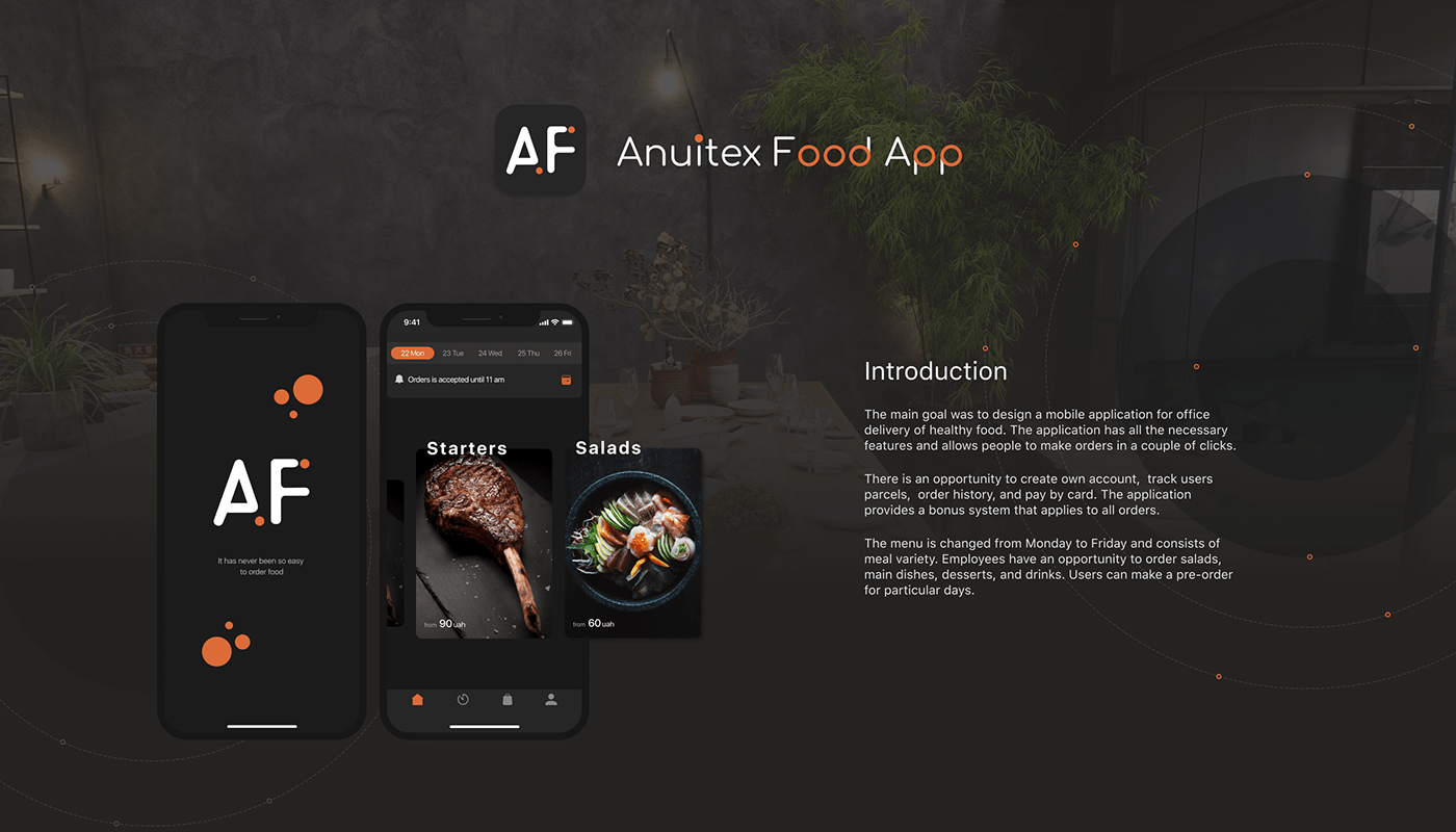 mobile design wireframes app ios ux UI animation  interaction xD Food 