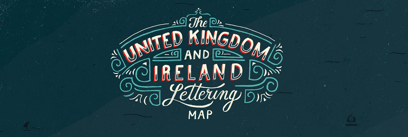 lettering hand-lettering hand-drawn type map britain United Kingdom Ireland compass London british Portugal iade lisboa HAND LETTERING