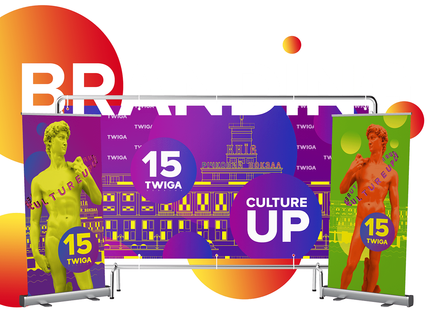 twiga culture_up branding  Brand_Identity art_direction culture Michelangelo david reimagine