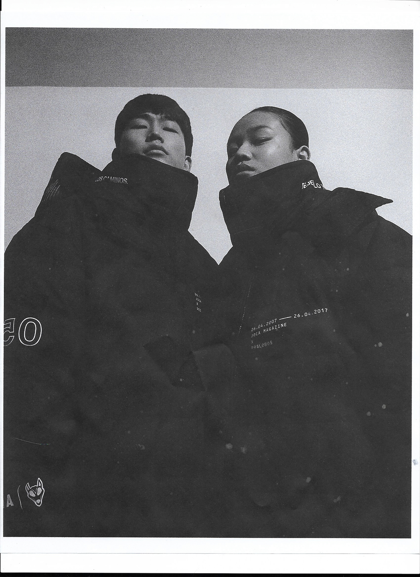 campaign asian chinese japan fashion served joia chile black and white print fanzine