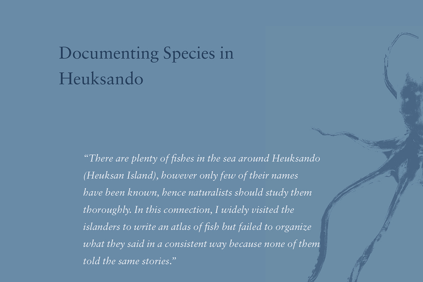 documenting Exhibition  graphics Heuksan Island jasaneobo naming Rubbing